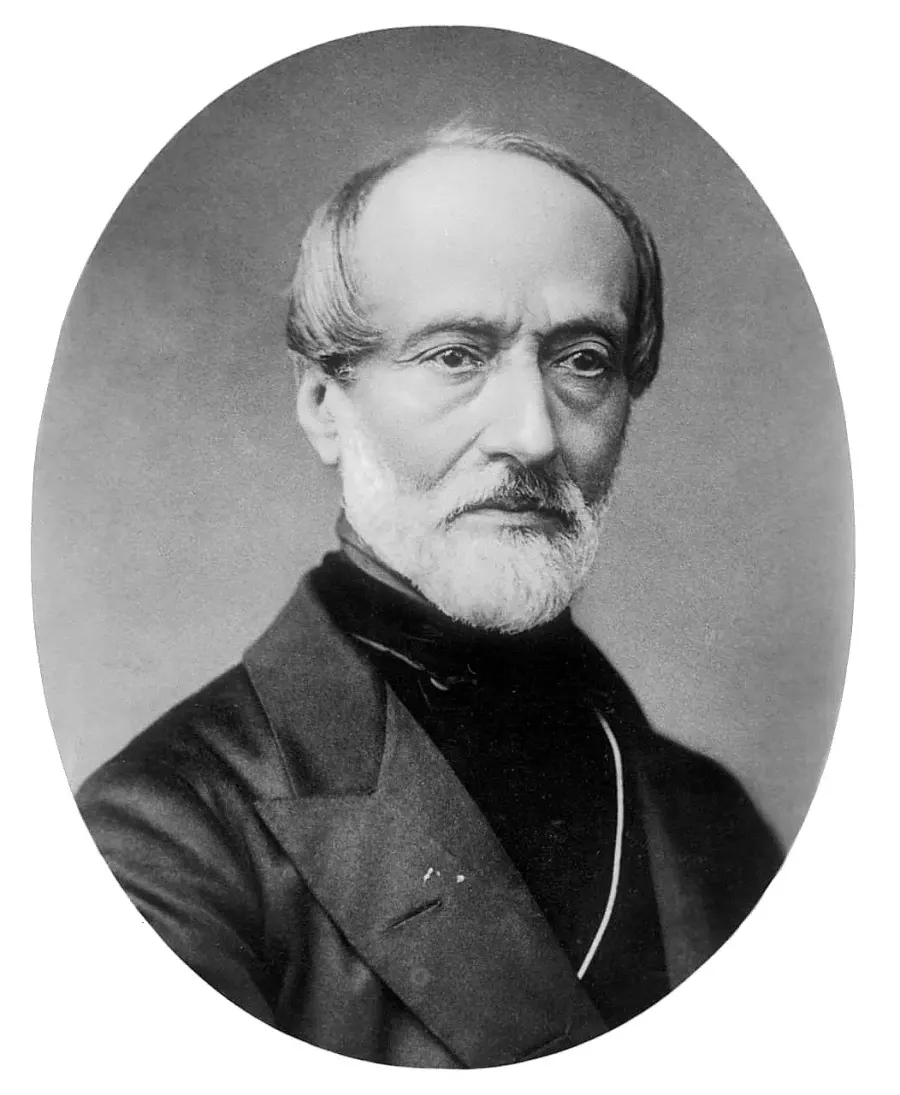 La carte Giuseppe Mazzini