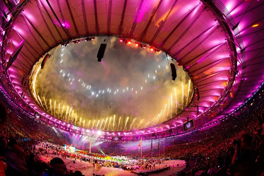 The 2016 Summer Olympics closing ceremony card