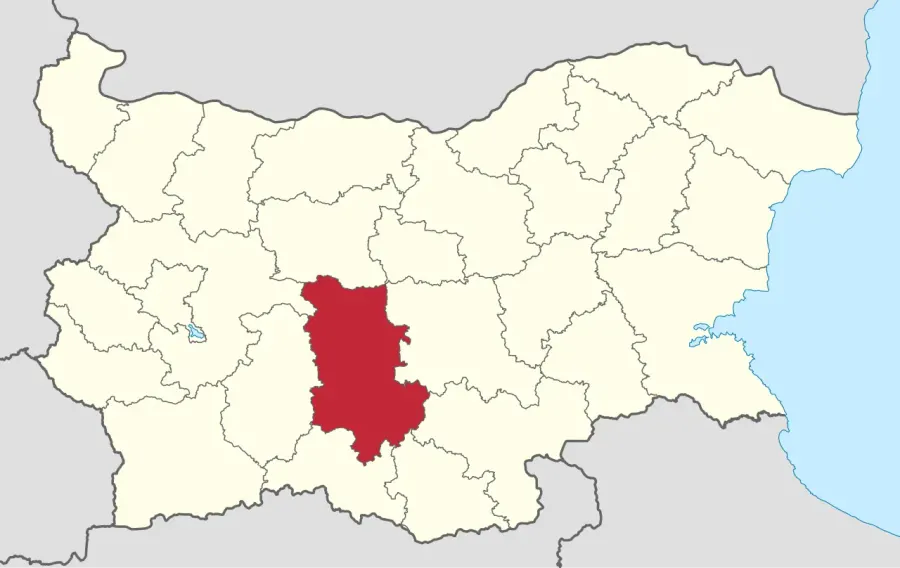 La carte Plovdiv