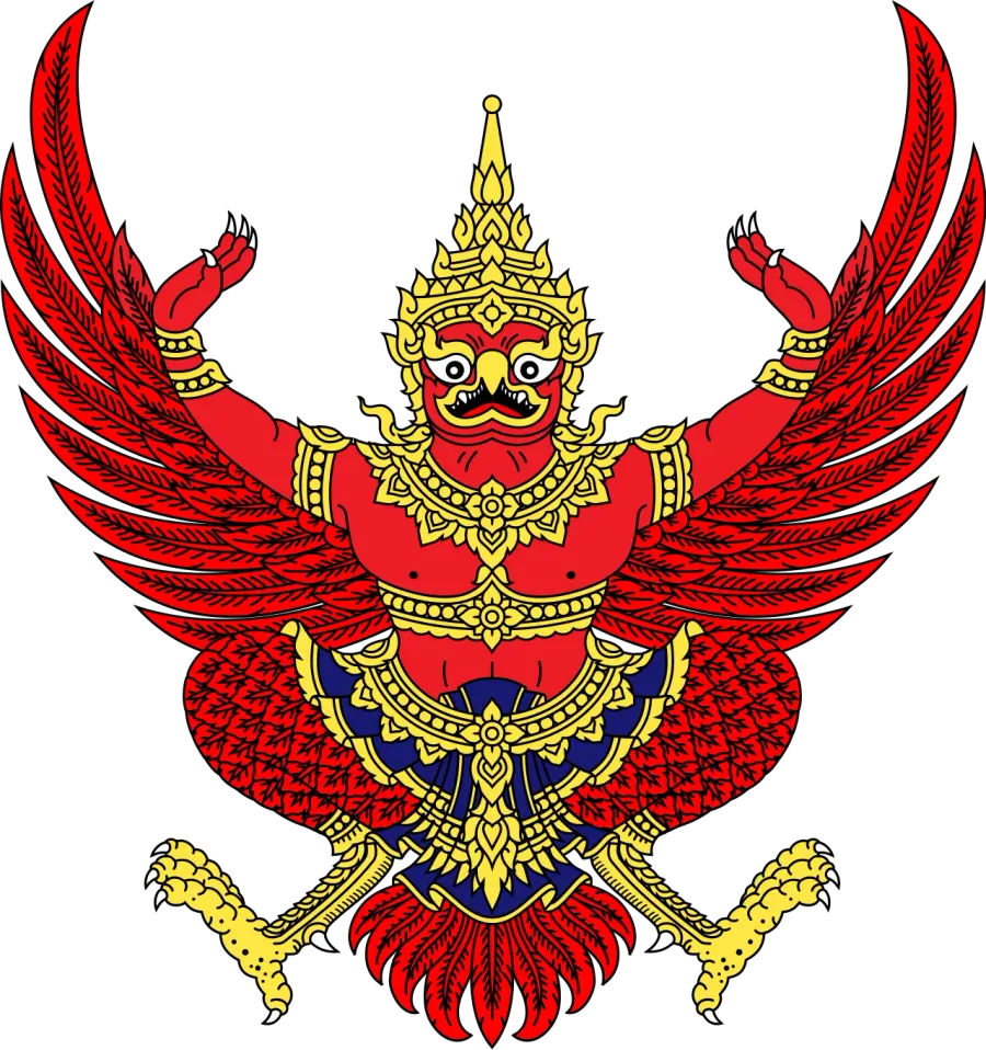 La carte Emblème de la Thaïlande