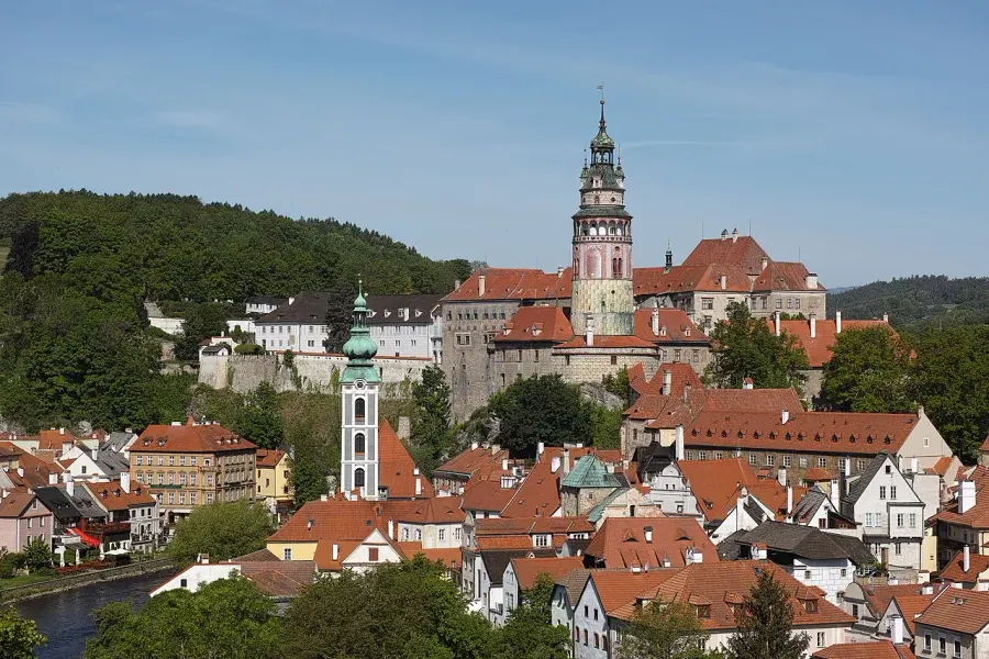 La carte Český Krumlov