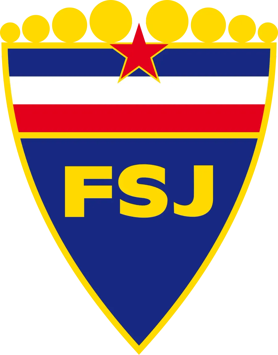 La carte Équipe de Yougoslavie de football