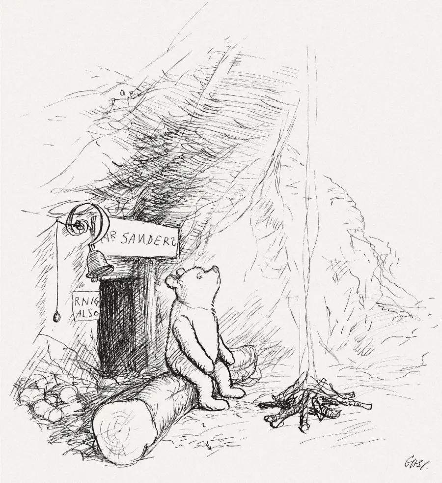La carte Winnie l'ourson