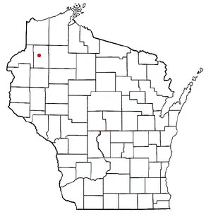The Trego, Wisconsin card