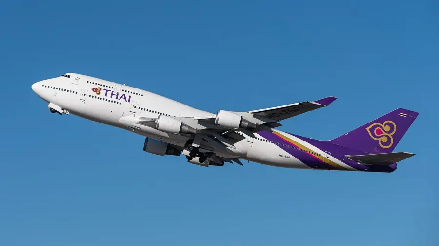 La carte Thai Airways International