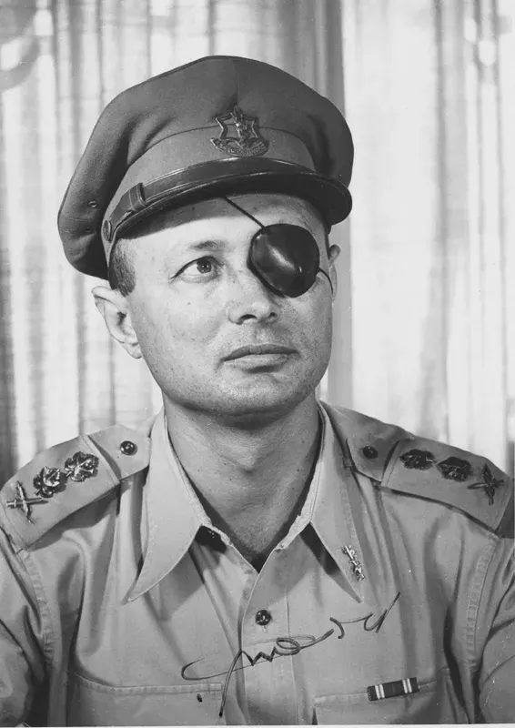 La carte Moshe Dayan
