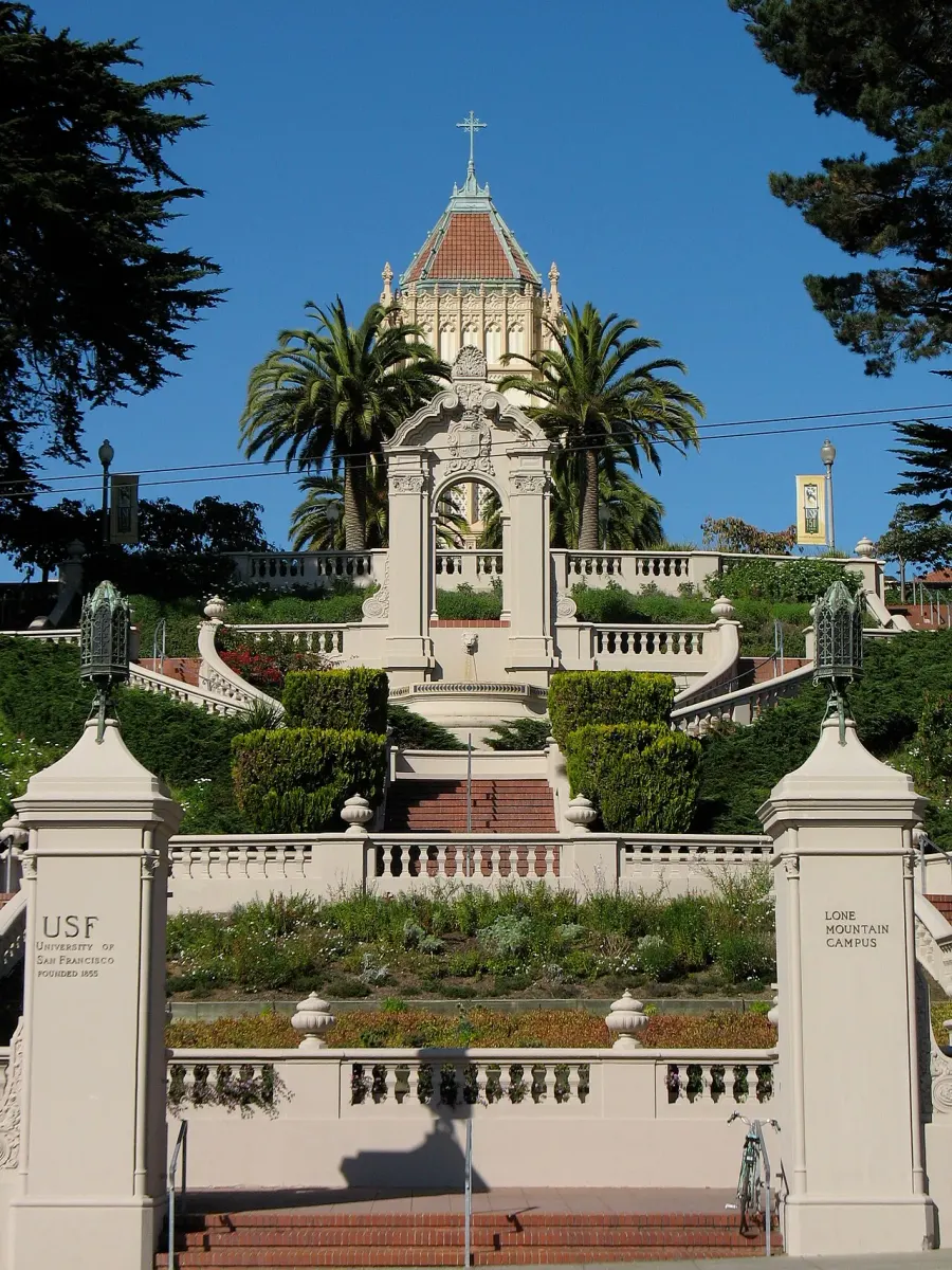 La carte Université de San Francisco