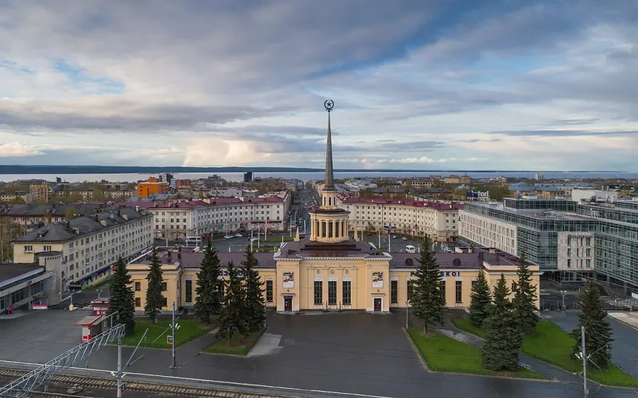 La carte Petrozavodsk