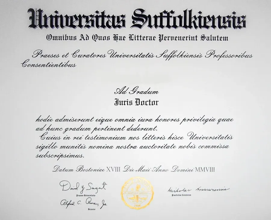 La carte Grade universitaire