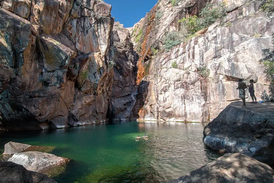 La carte Parc national de Kakadu