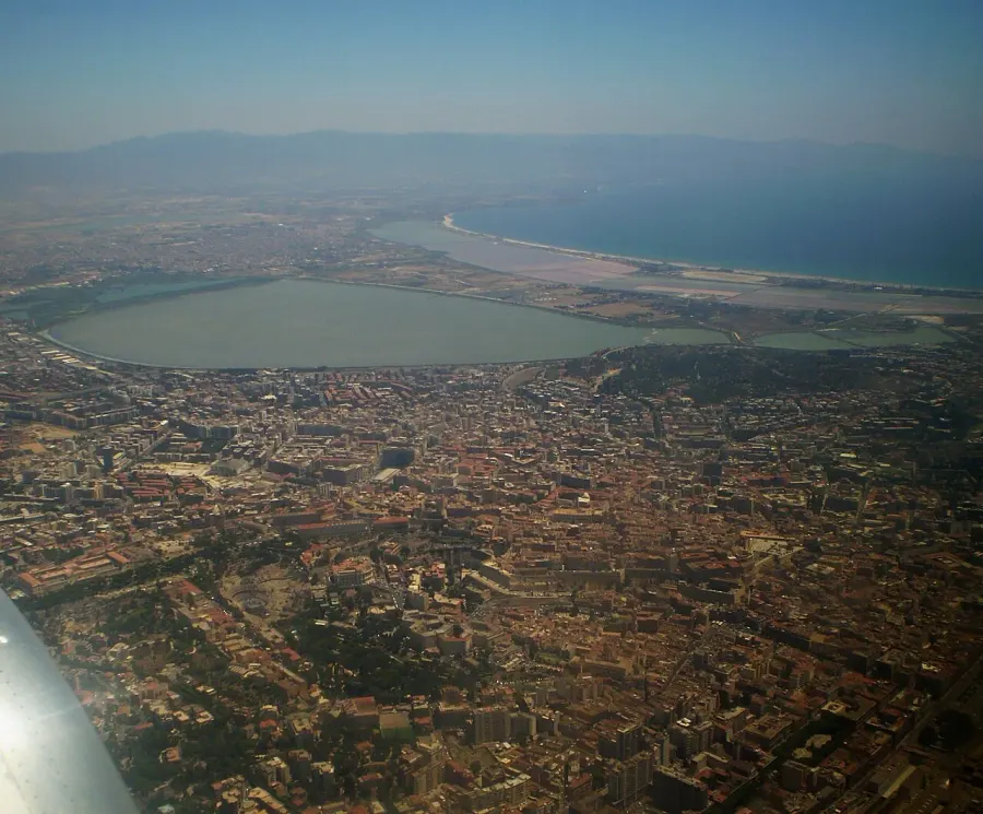 La carte Cagliari