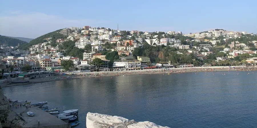 La carte Ulcinj