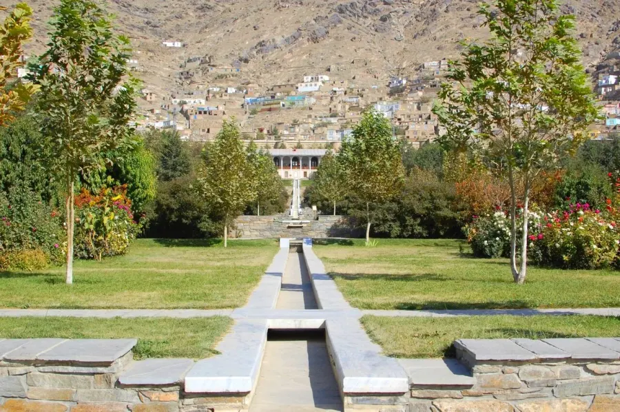 La carte Bagh-e Babur
