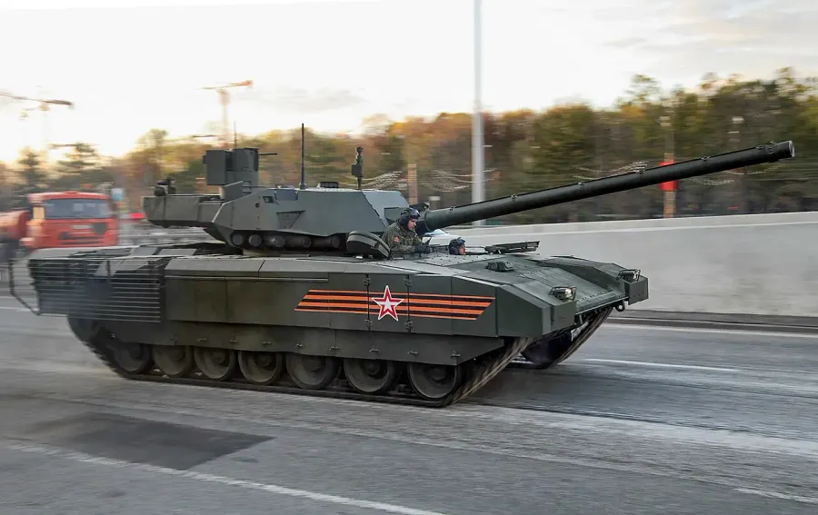 La carte T-14 Armata