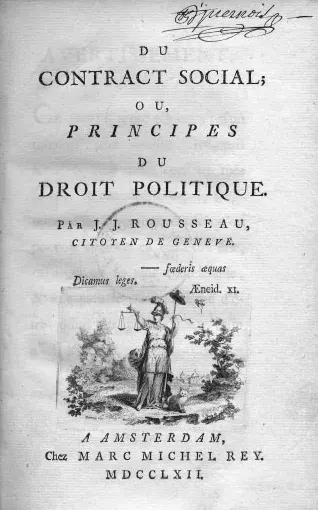 La carte Du contrat social