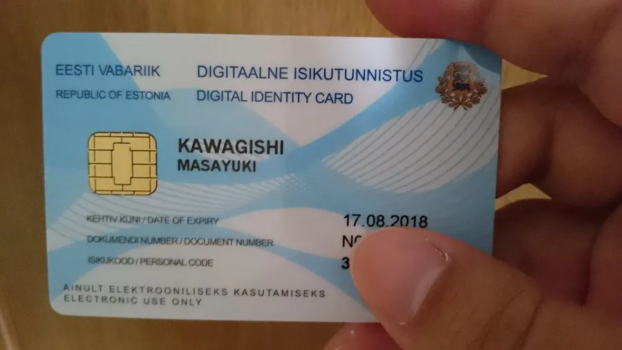 La carte E-résidence de l'Estonie