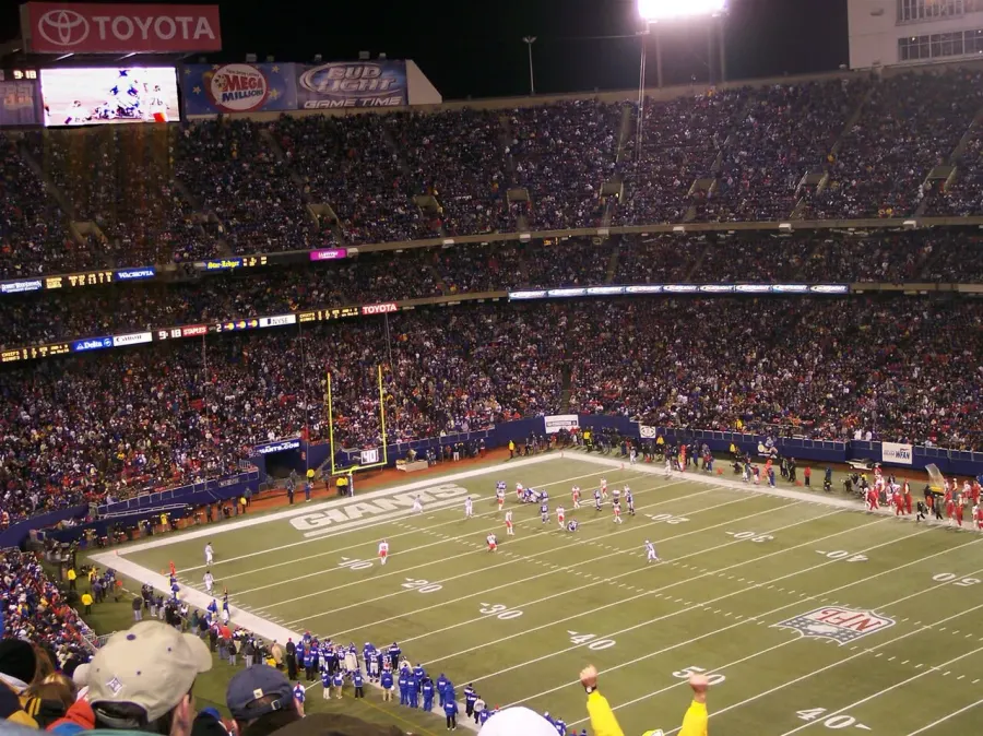 The New York Giants card