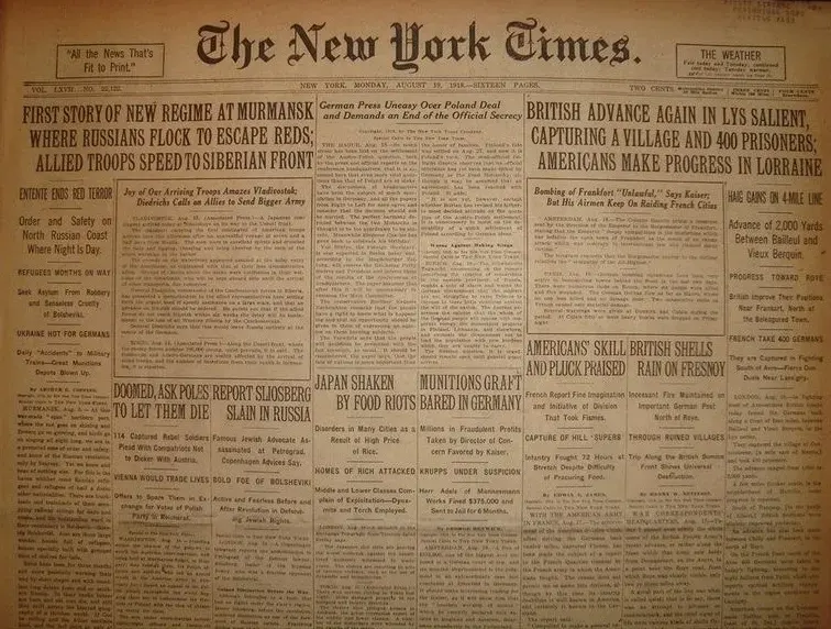La carte Article de presse