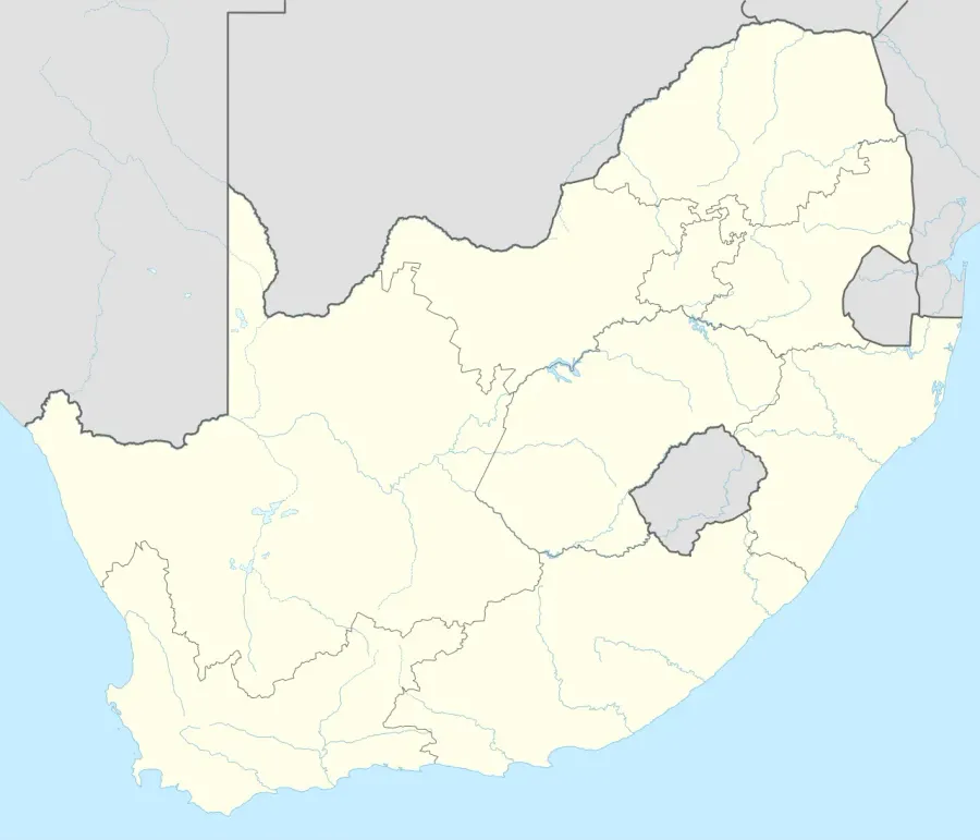 La carte Provinces de l'Afrique du Sud