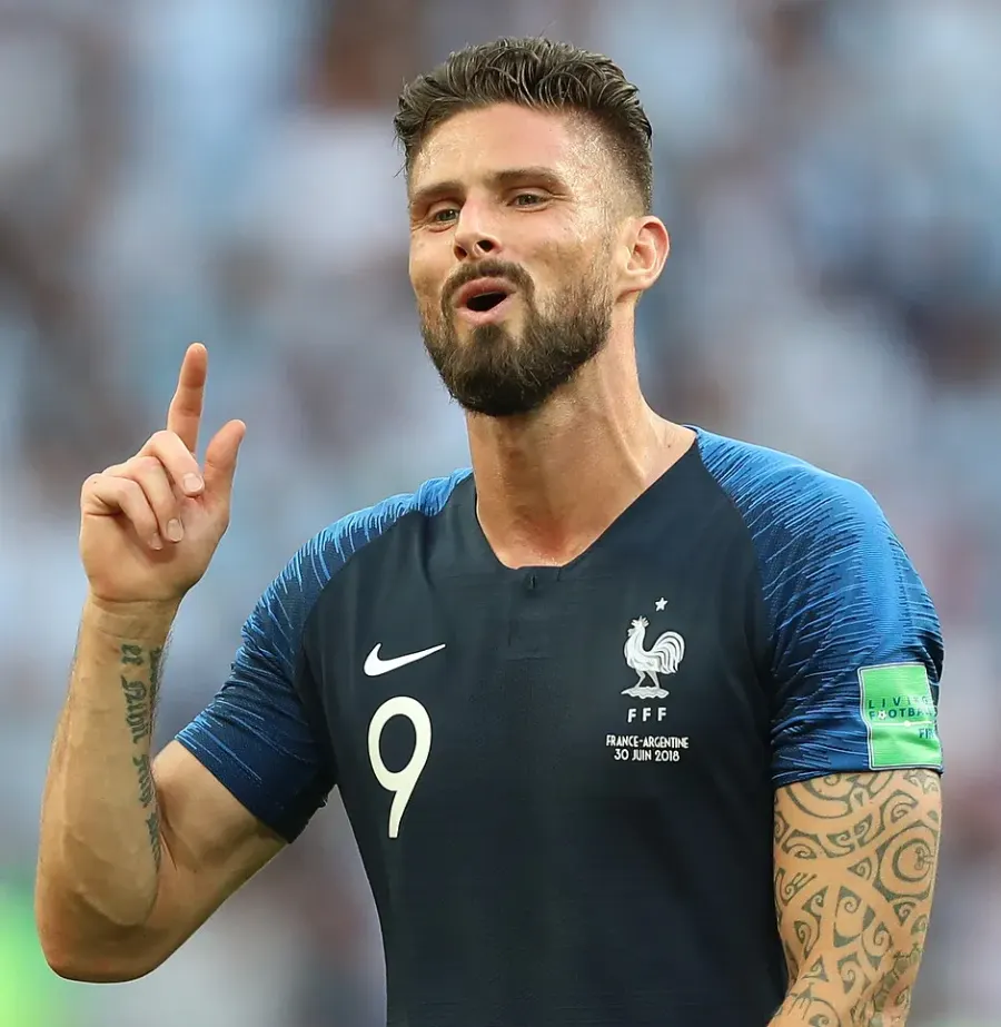 La carte Olivier Giroud