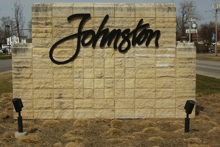 The Johnston, Iowa card