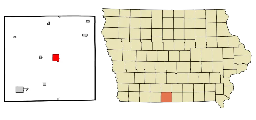 The Leon, Iowa card