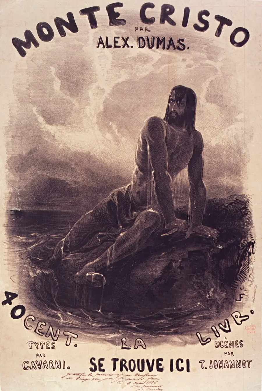 La carte Le Comte de Monte-Cristo