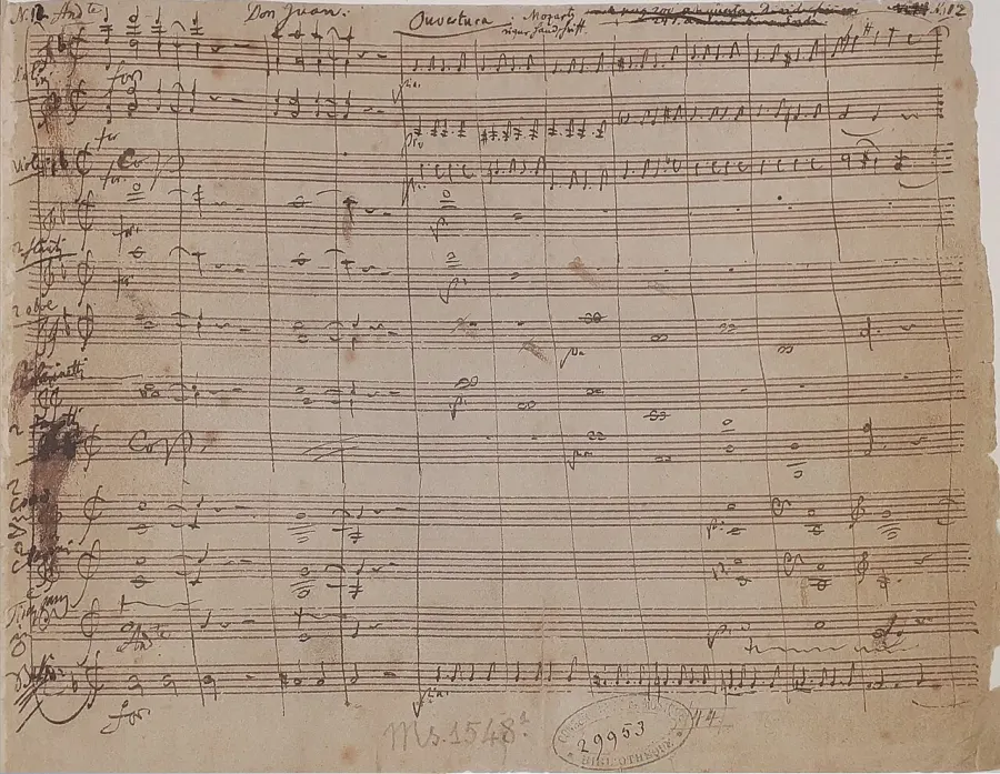 La carte Don Giovanni