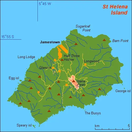 The Saint Helena, Ascension and Tristan da Cunha card