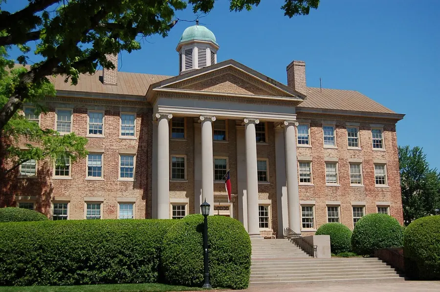 La carte Université de Caroline du Nord à Chapel Hill