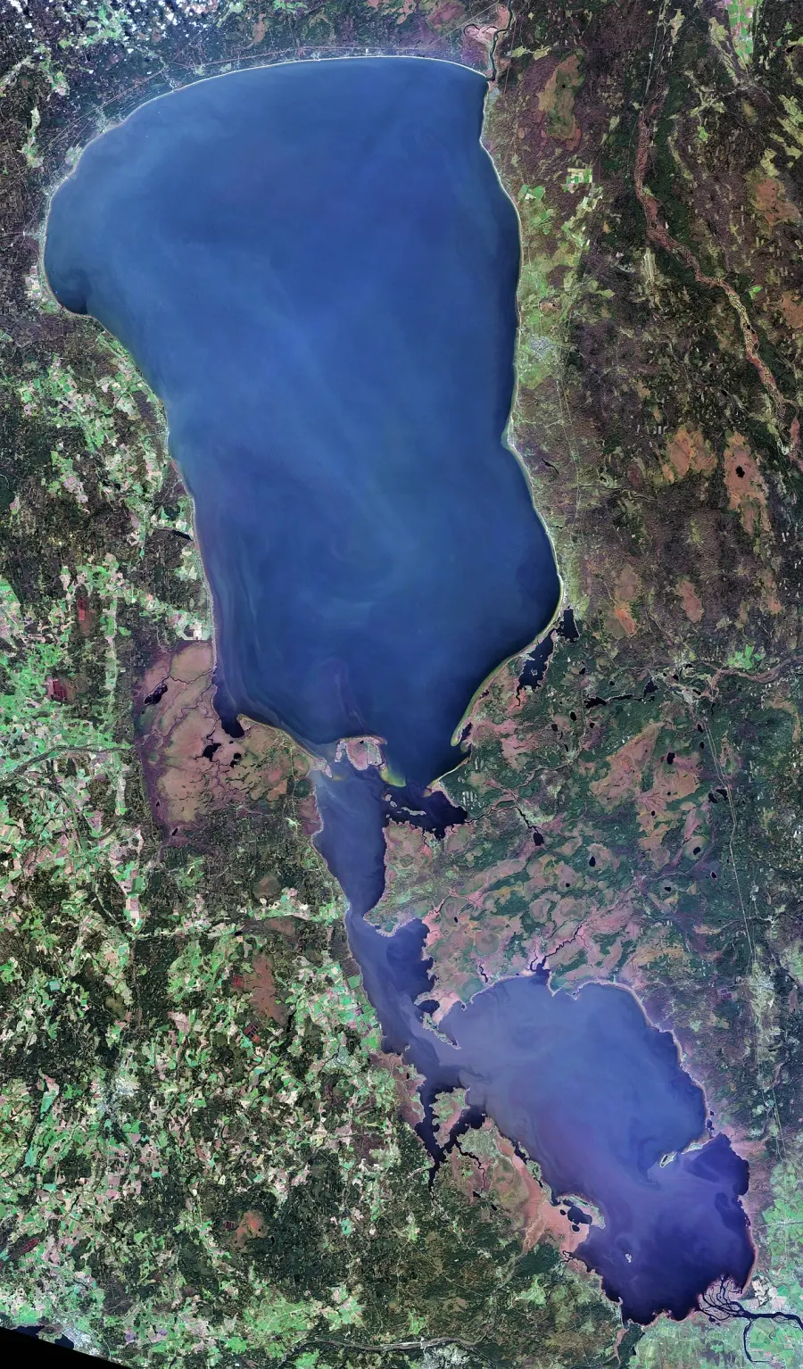 La carte Lac Peïpous