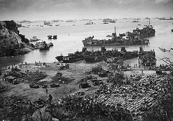 La carte Bataille d'Okinawa
