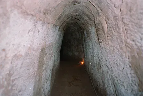 The Củ Chi tunnels card