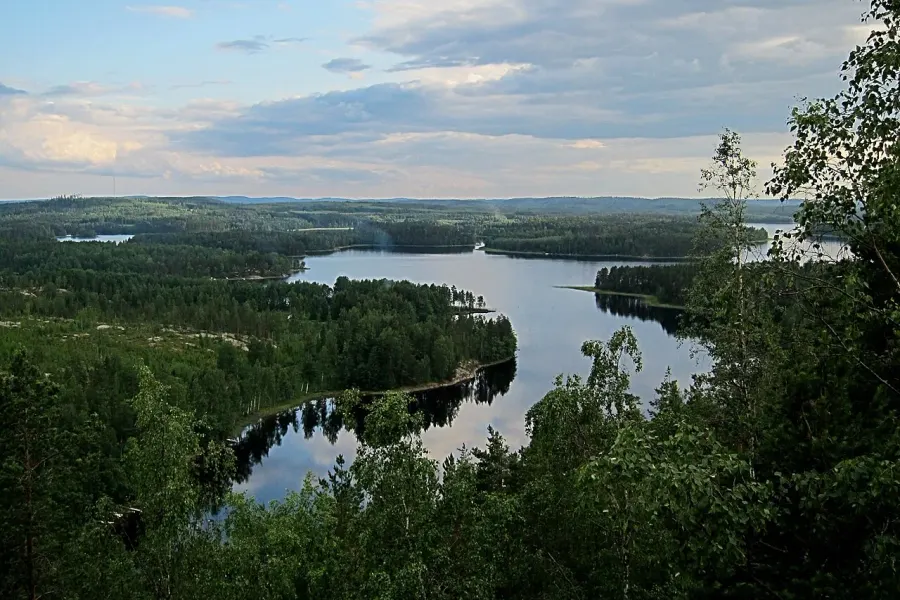 La carte Saimaa