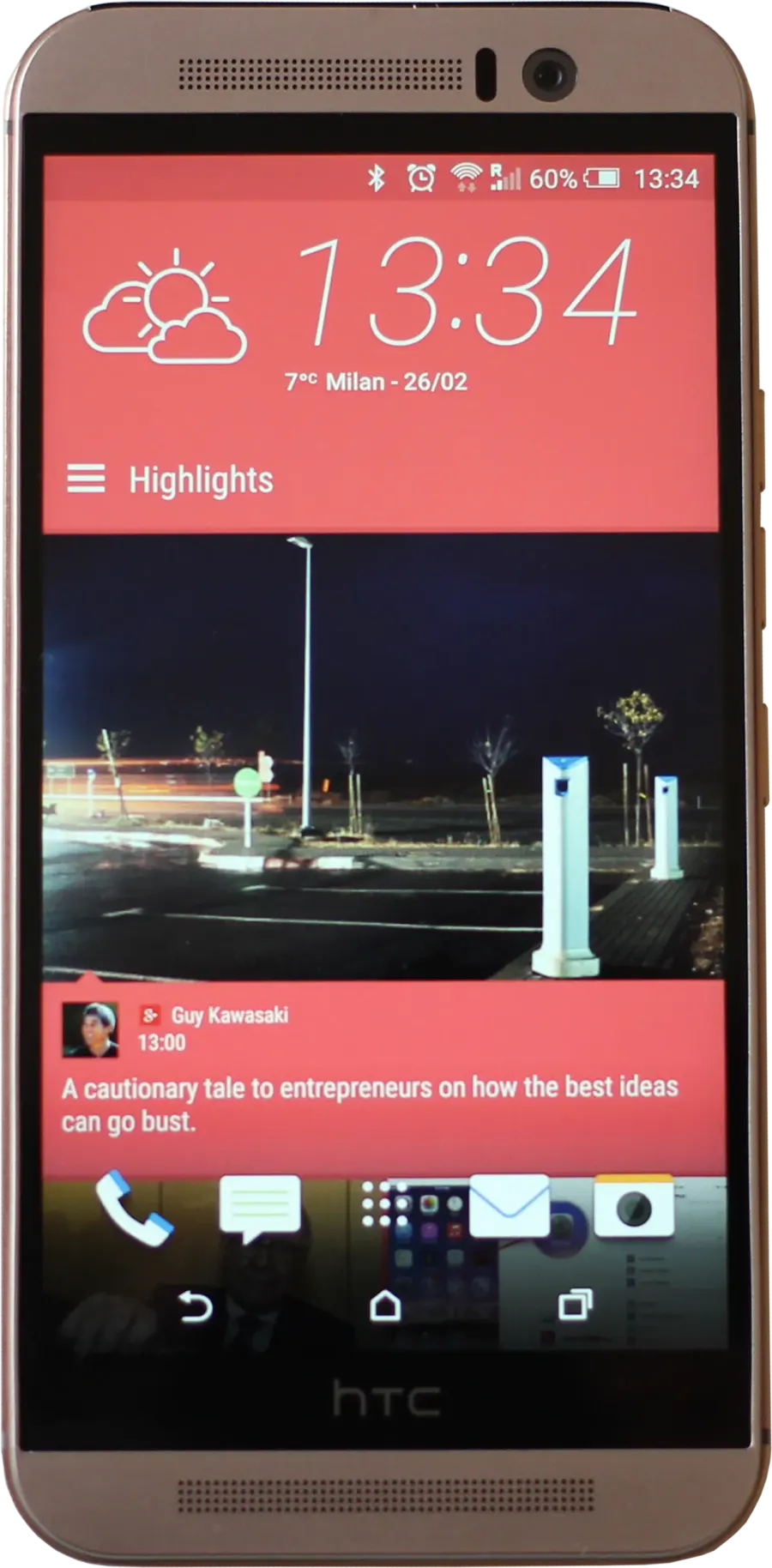 The HTC One M9 card