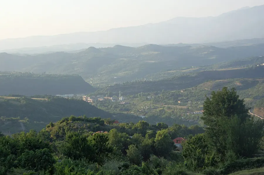 La carte Préfecture de Dibër