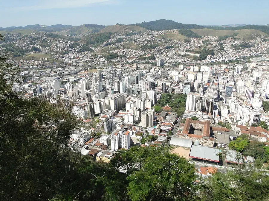 La carte Juiz de Fora