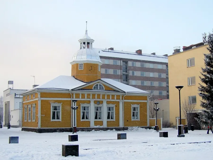 La carte Kajaani