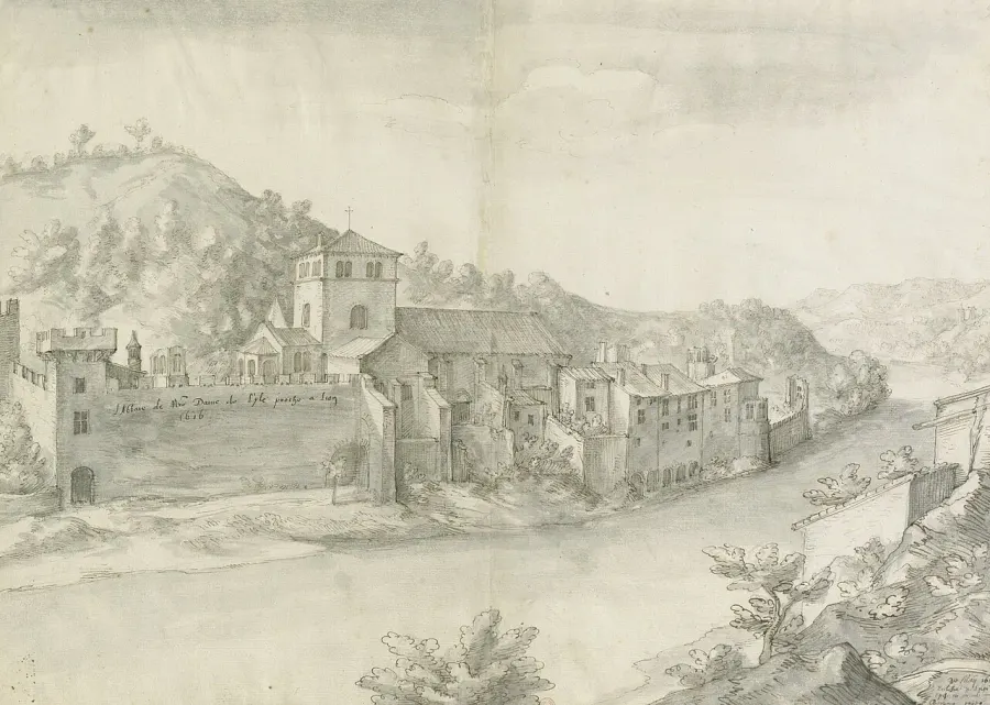 La carte Abbaye de l'Île-Barbe