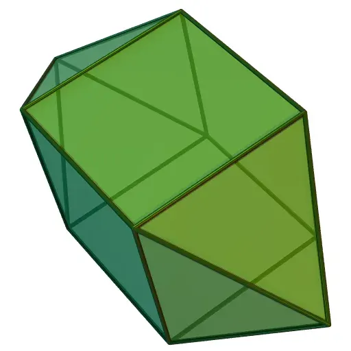 The Elongated square bipyramid card