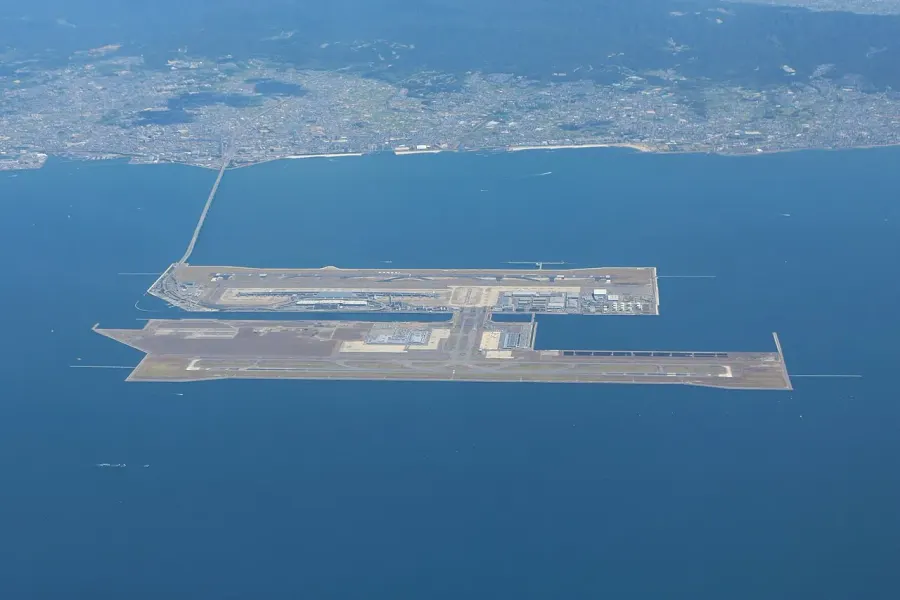 La carte Aéroport international du Kansai