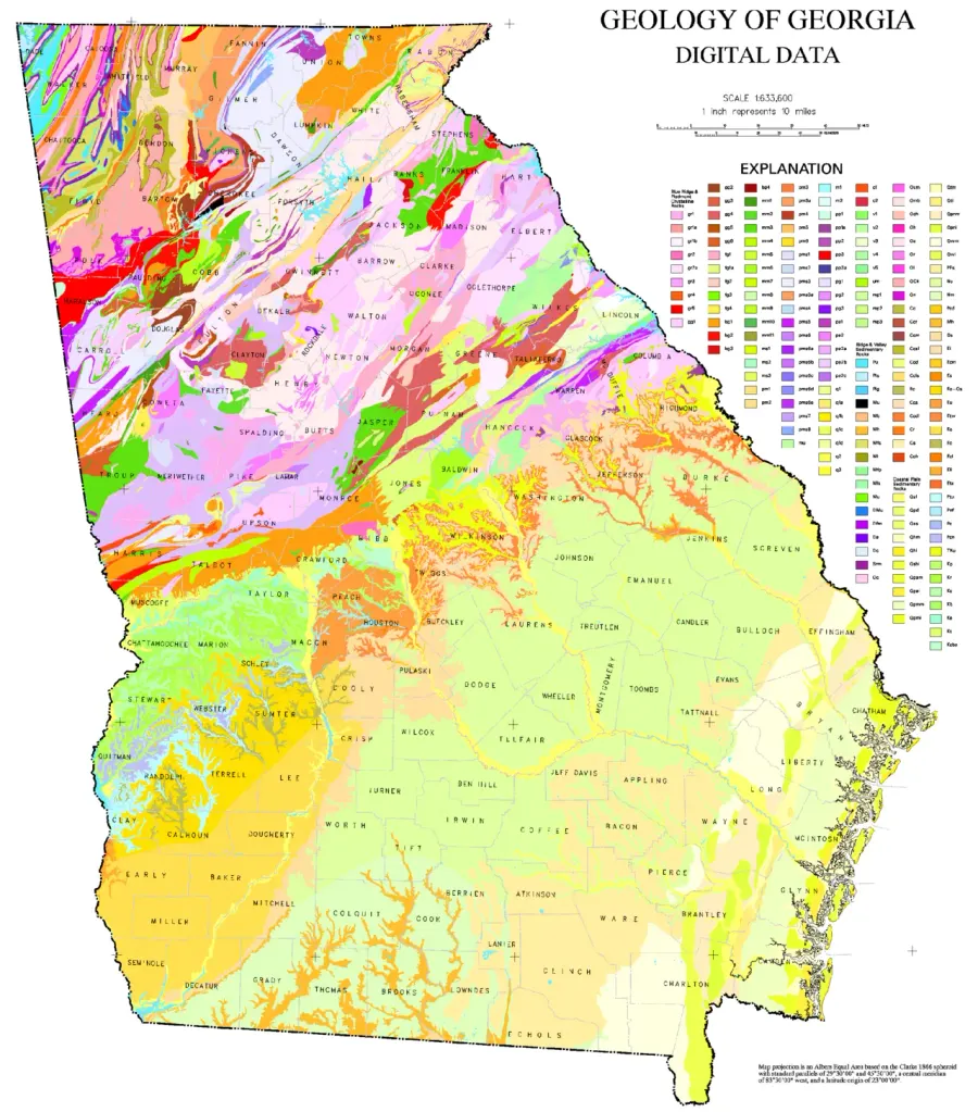The Geological map card