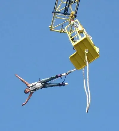 The Bungee jumping card