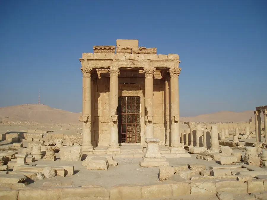 The Destruction of cultural heritage by the Islamic State card