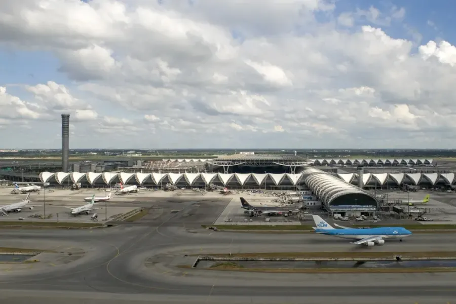 La carte Aéroport de Bangkok-Suvarnabhumi