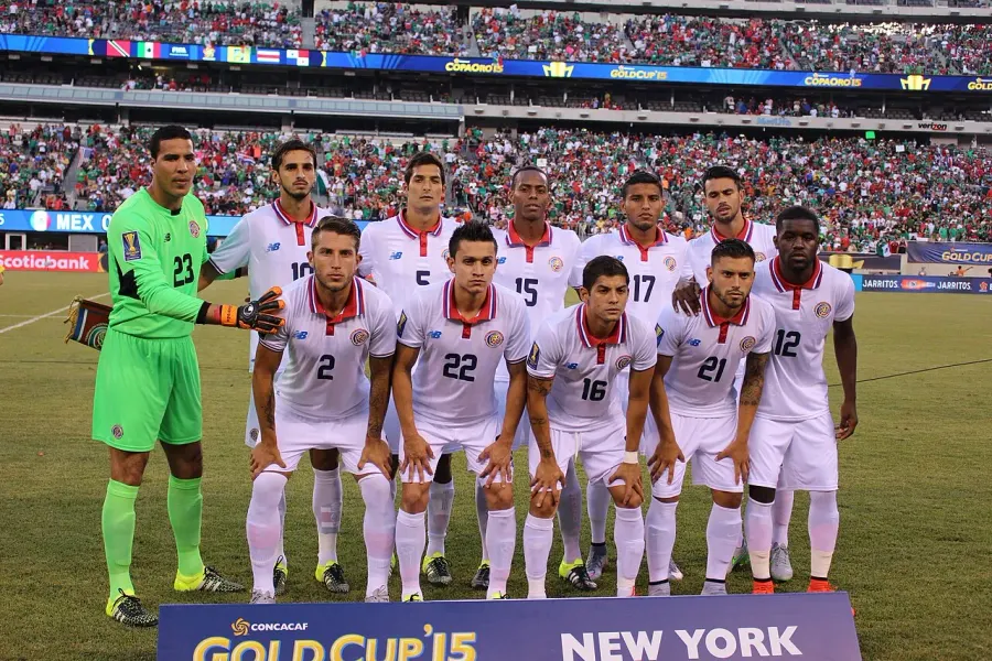 The Costa Rica national football team card