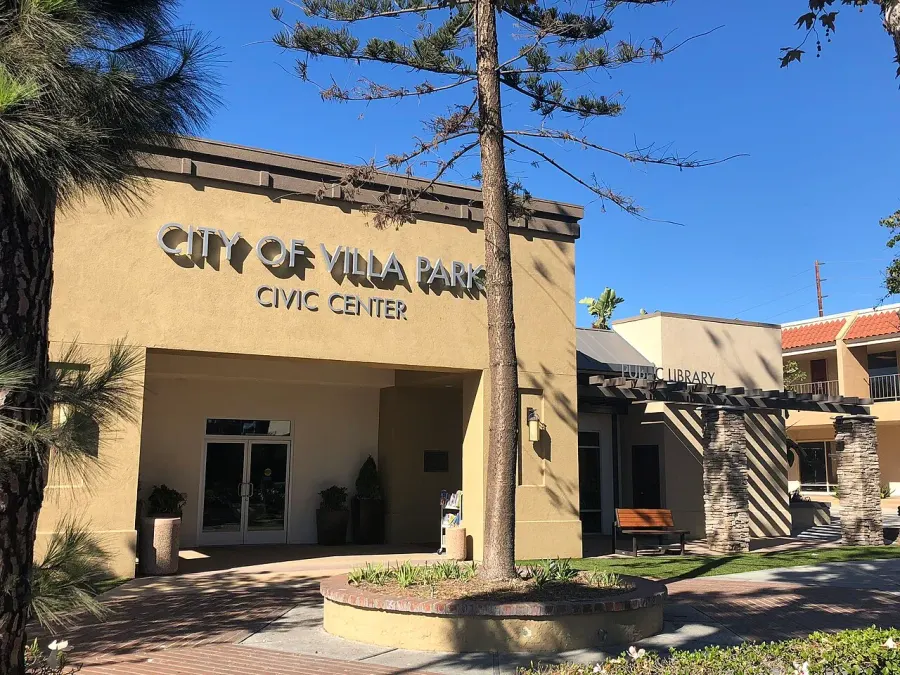 The Villa Park, California card