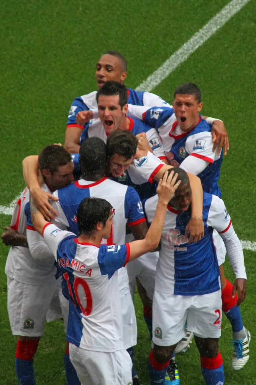 La carte Blackburn Rovers Football Club