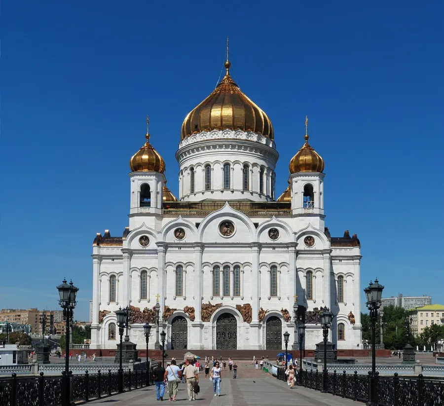 La carte Cathédrale du Christ-Sauveur de Moscou