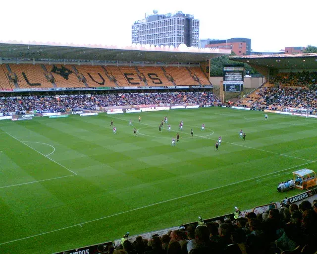La carte Wolverhampton Wanderers Football Club